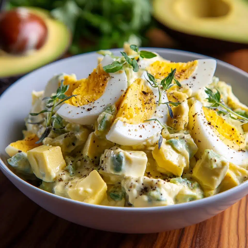 Keto Avocado Egg Salad Recipe - Recipe Image