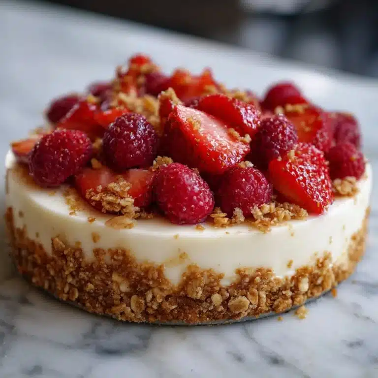 Breakfast Fruit Tart with Granola Crust Recipe