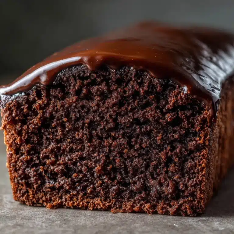 Black Cocoa Loaf Cake Recipe