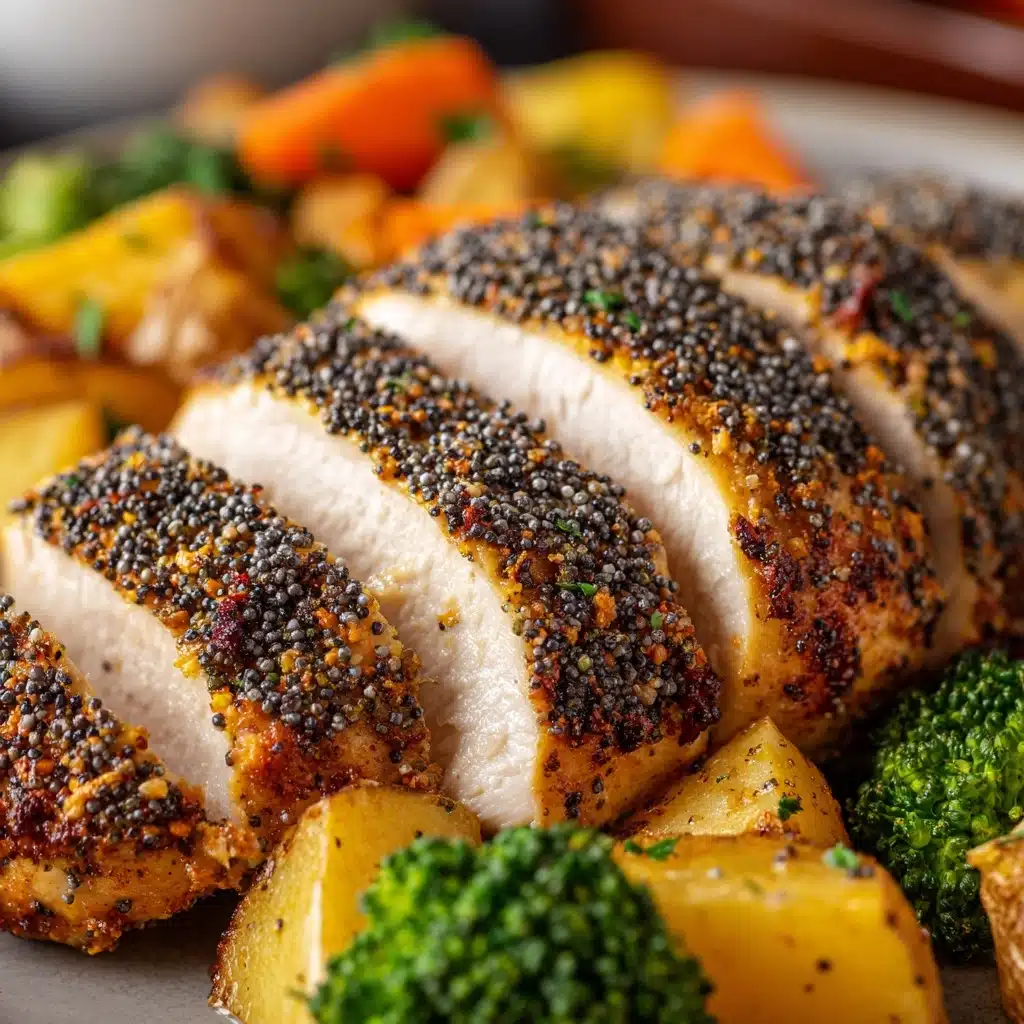 Bagel Chicken with Roasted Veggies Recipe - Recipe Image