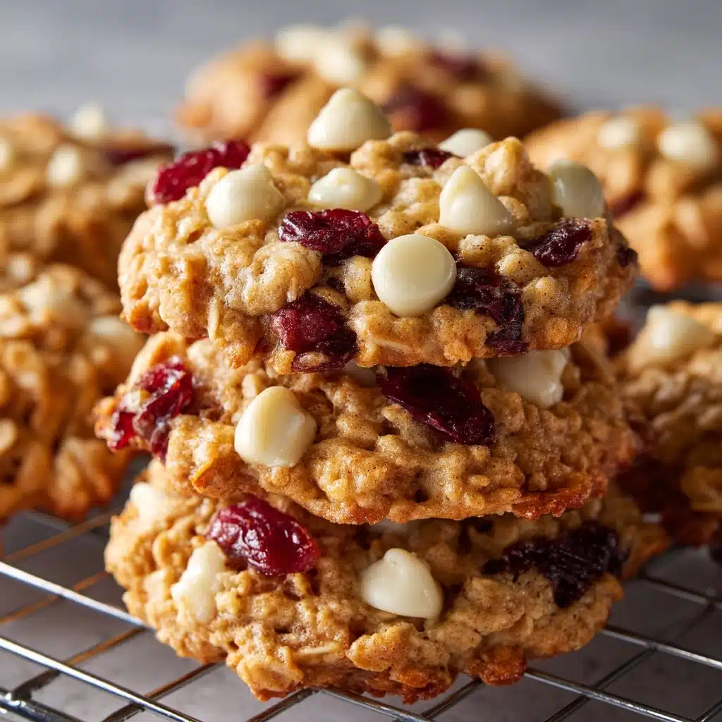 White Chocolate Oatmeal Cranberry Cookies Recipe - Recipe Image