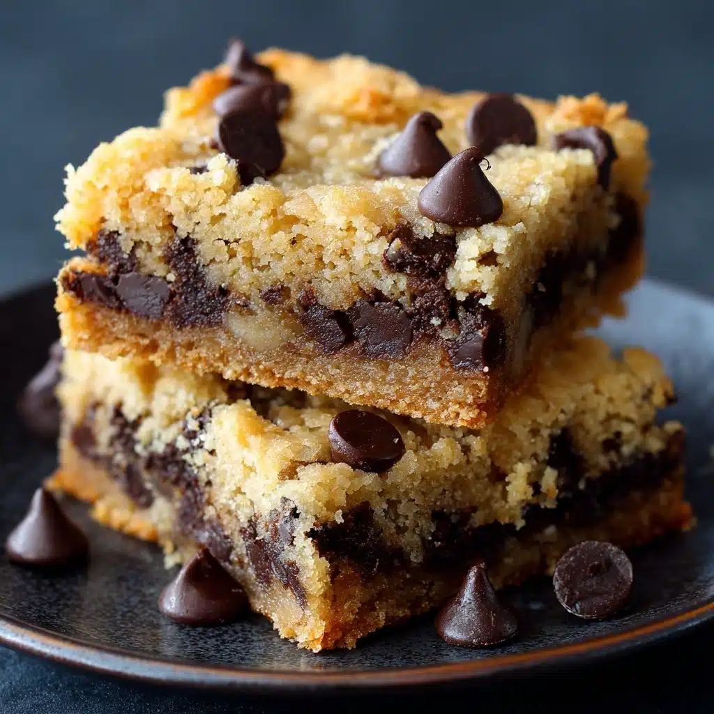 Peanut Butter Chocolate Chip Cookie Bars Recipe - Recipe Image