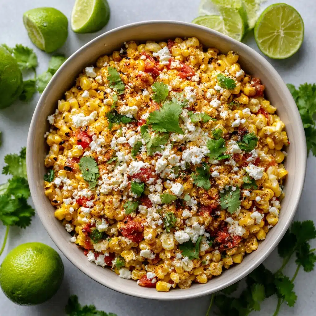 Chili-Lime Grilled Corn Salad Recipe - Recipe Image