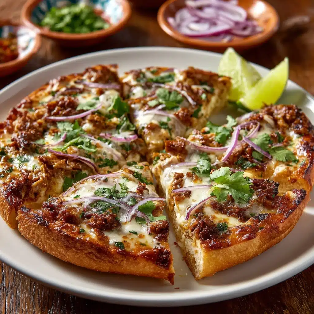 Crispy Oven-Baked Birria Pizza Recipe - Recipe Image