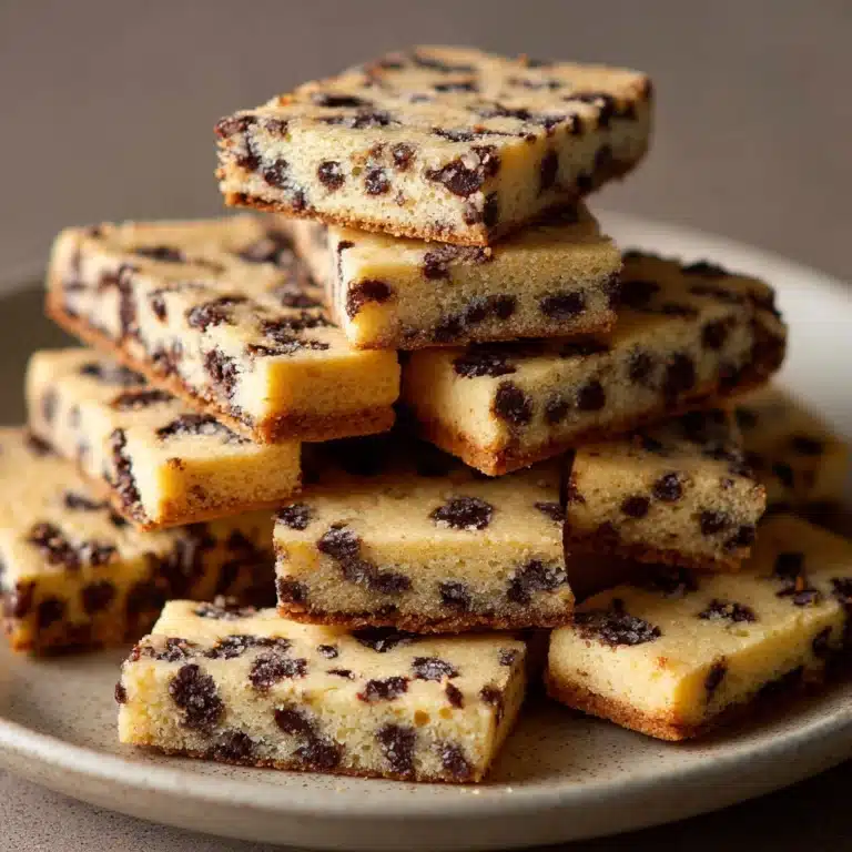 Chocolate Chip Shortbread Cookies Recipe