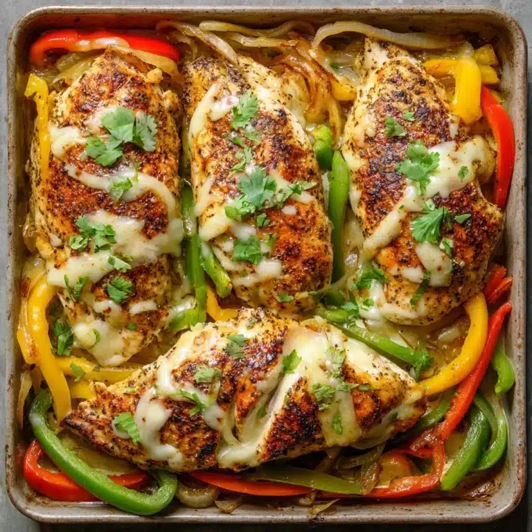Cheesy Baked Fajita Chicken Recipe