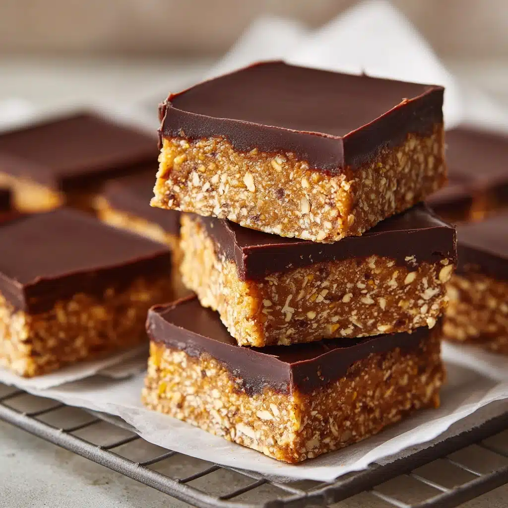 Chocolate Date Almond Bars Recipe - Recipe Image