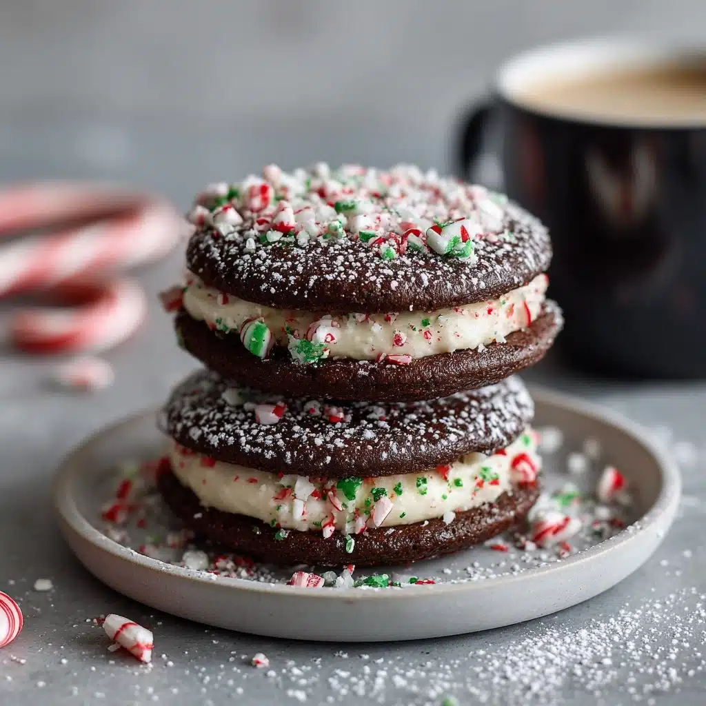 Peppermint Hot Chocolate Cookies Recipe - Recipe Image