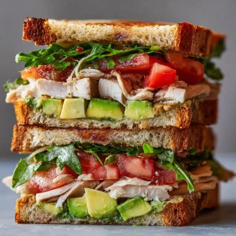 Honey Mustard Turkey Avocado Sandwich Recipe