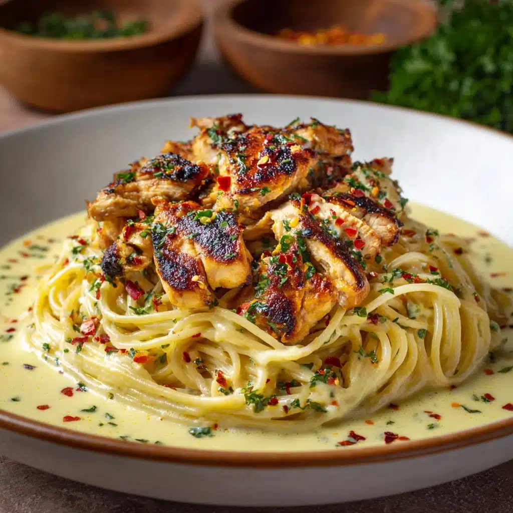 Cowboy Butter Chicken Linguine Recipe - Recipe Image
