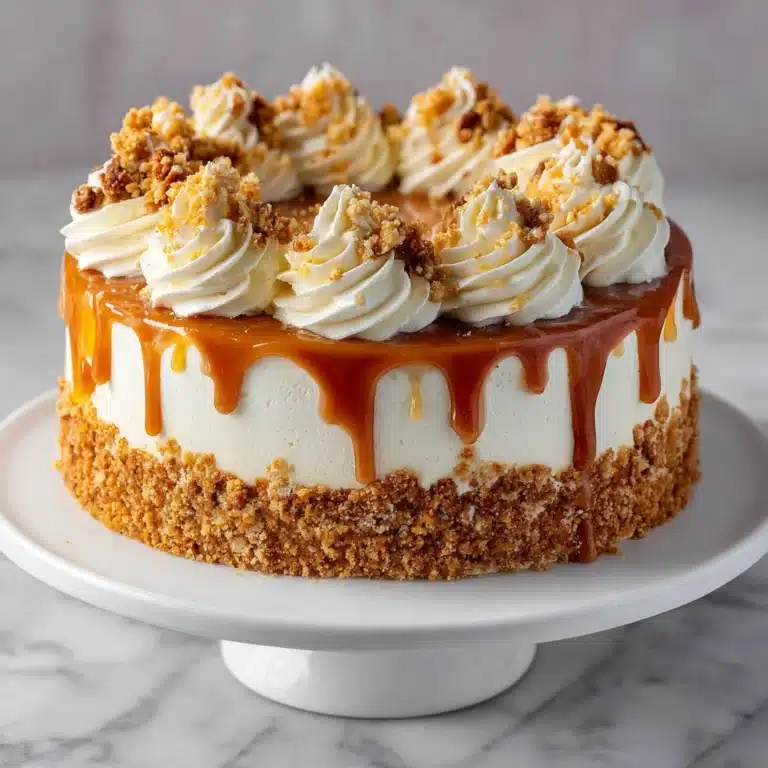 Caramel Crunch Cake Recipe