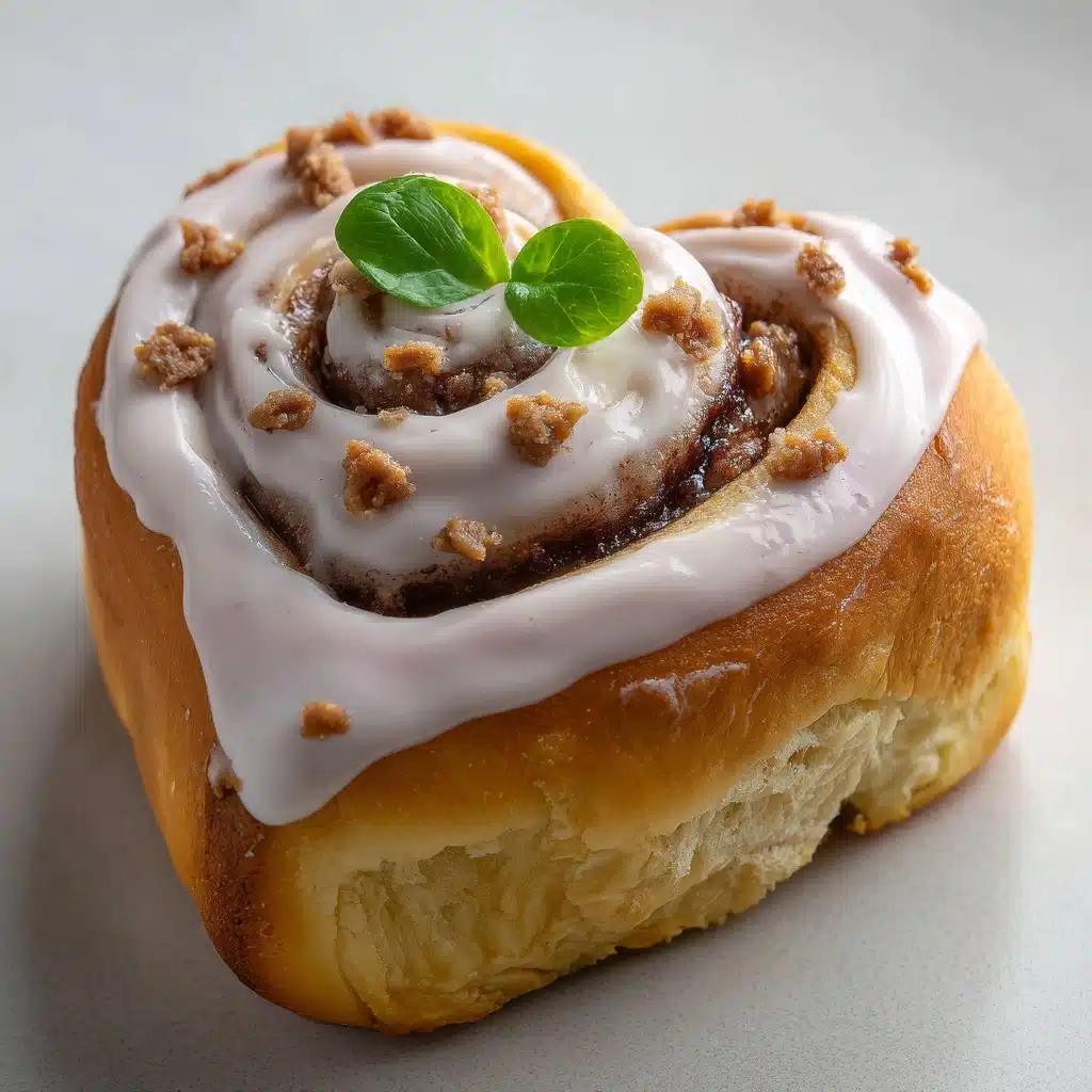 Heart-Shaped Cinnamon Rolls Recipe