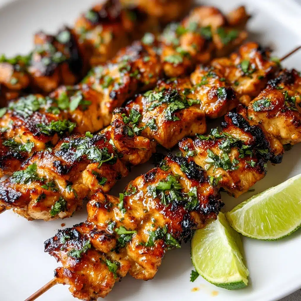 Sizzling Honey Lime Chicken Skewers Recipe