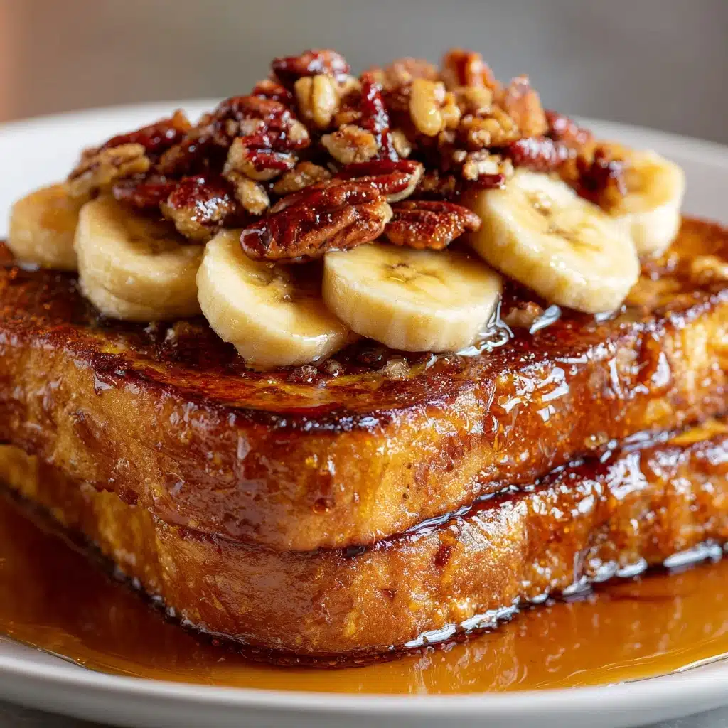 Bananas Foster French Toast with Homemade Banana Bread Recipe