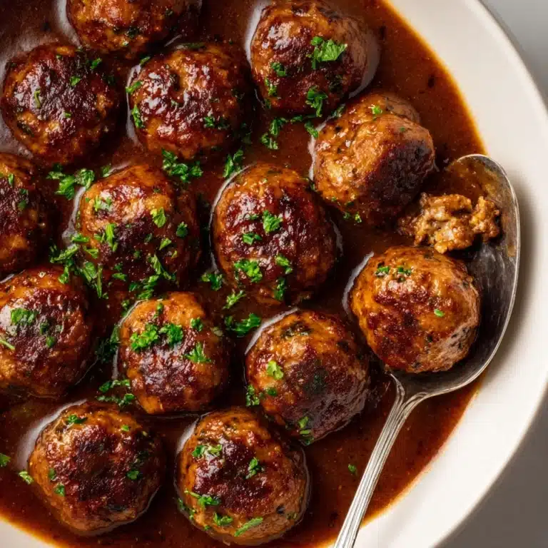 Salisbury Steak Meatballs Recipe
