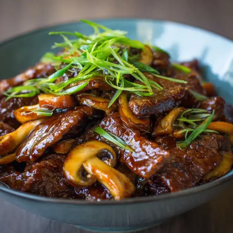 Beef Mushroom Stir Fry Recipe