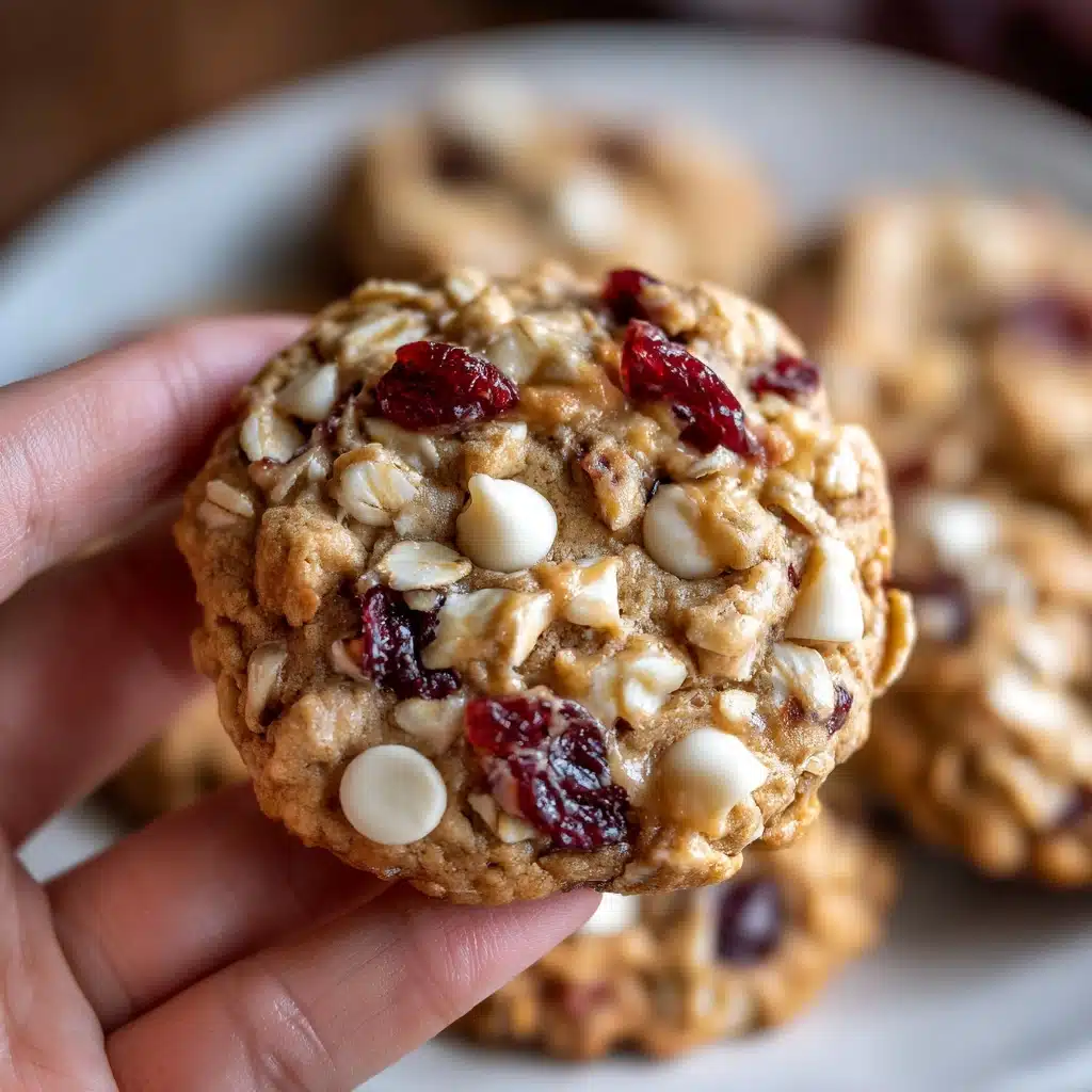 White Chocolate Oatmeal Cranberry Cookies Recipe - Recipe Image