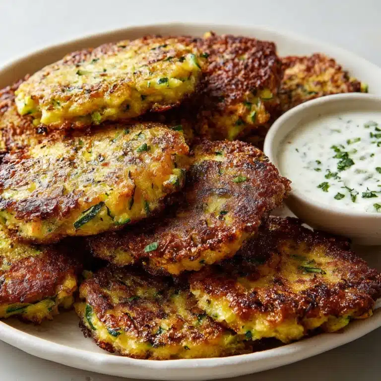 Crispy Zucchini Fritters Recipe