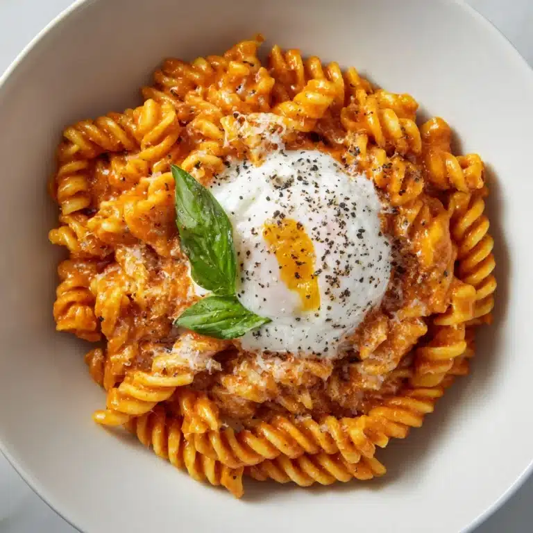 Creamy Romesco Pasta with Rich Roasted Pepper Sauce Recipe