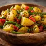 Italian Braised Green Beans and Potatoes Recipe