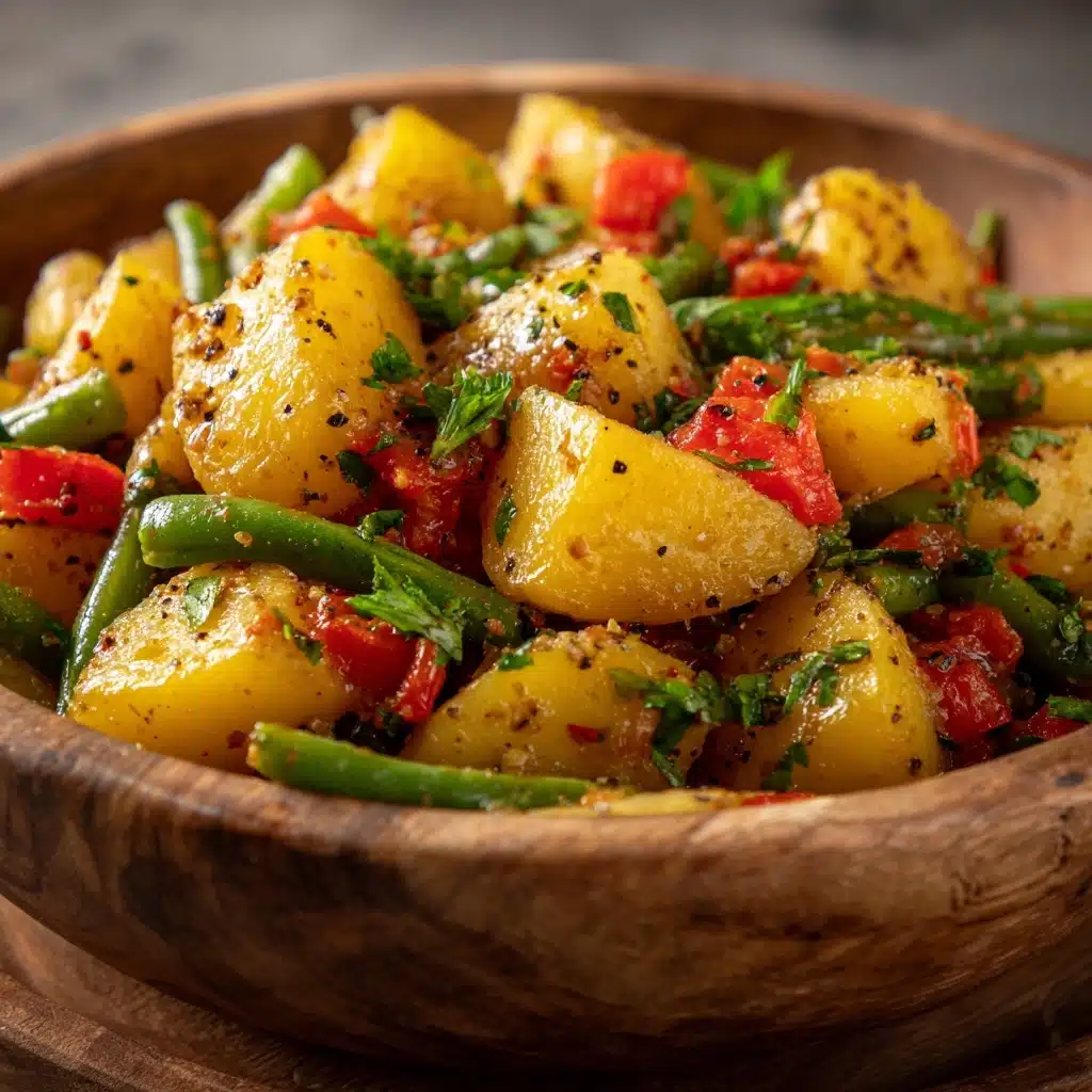 Italian Braised Green Beans and Potatoes Recipe
