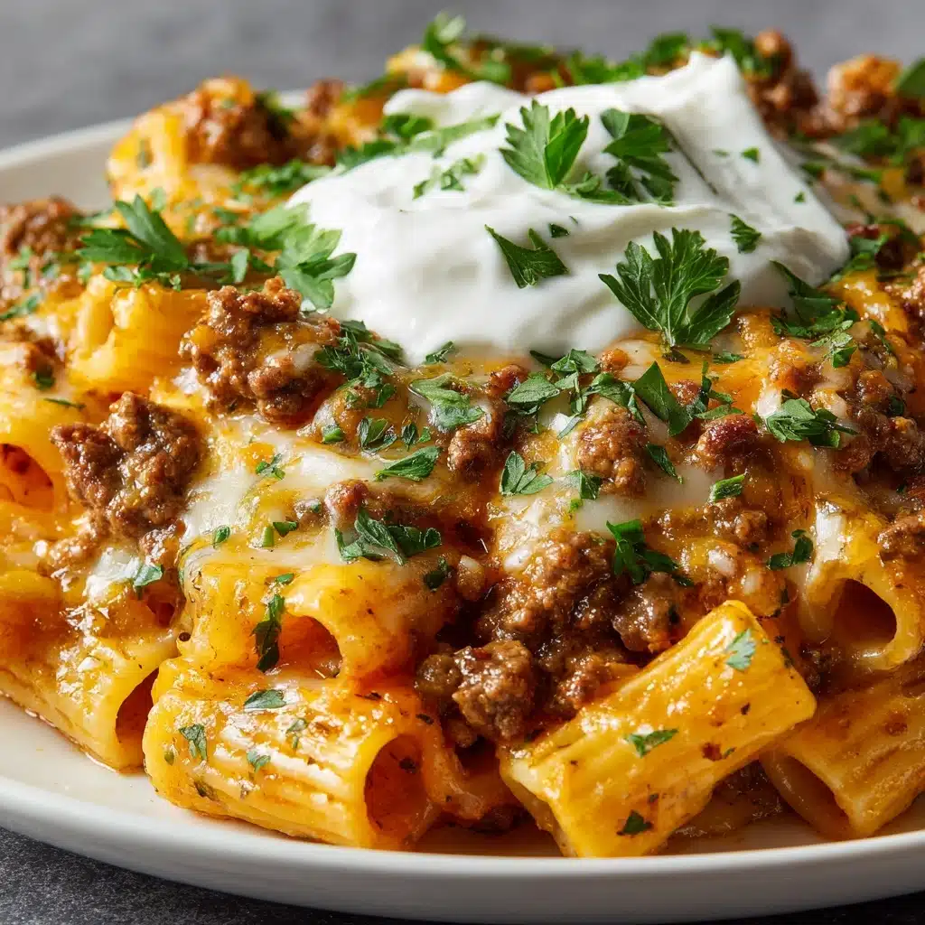 Cheesy Taco Pasta Recipe - Recipe Image