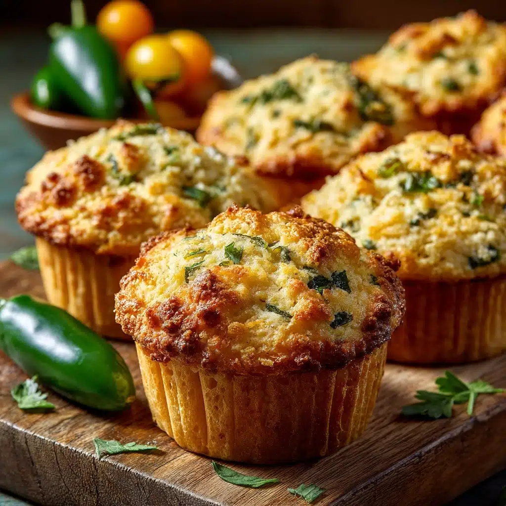 Jalapeño Cornbread Muffins with Cream Cheese Filling Recipe - Recipe Image