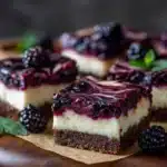 Blackberry Cheesecake Brownies Recipe