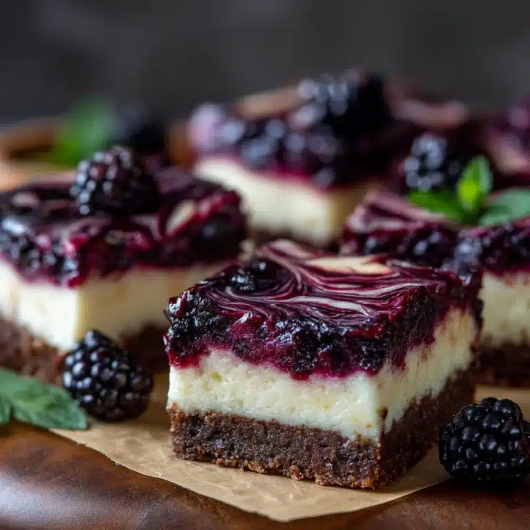 Blackberry Cheesecake Brownies Recipe