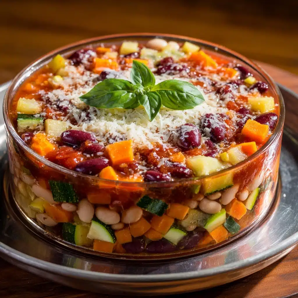 Homemade Minestrone Soup {Slow Cooker} Recipe - Recipe Image