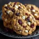 White Chocolate Cranberry Oatmeal Cookies Recipe