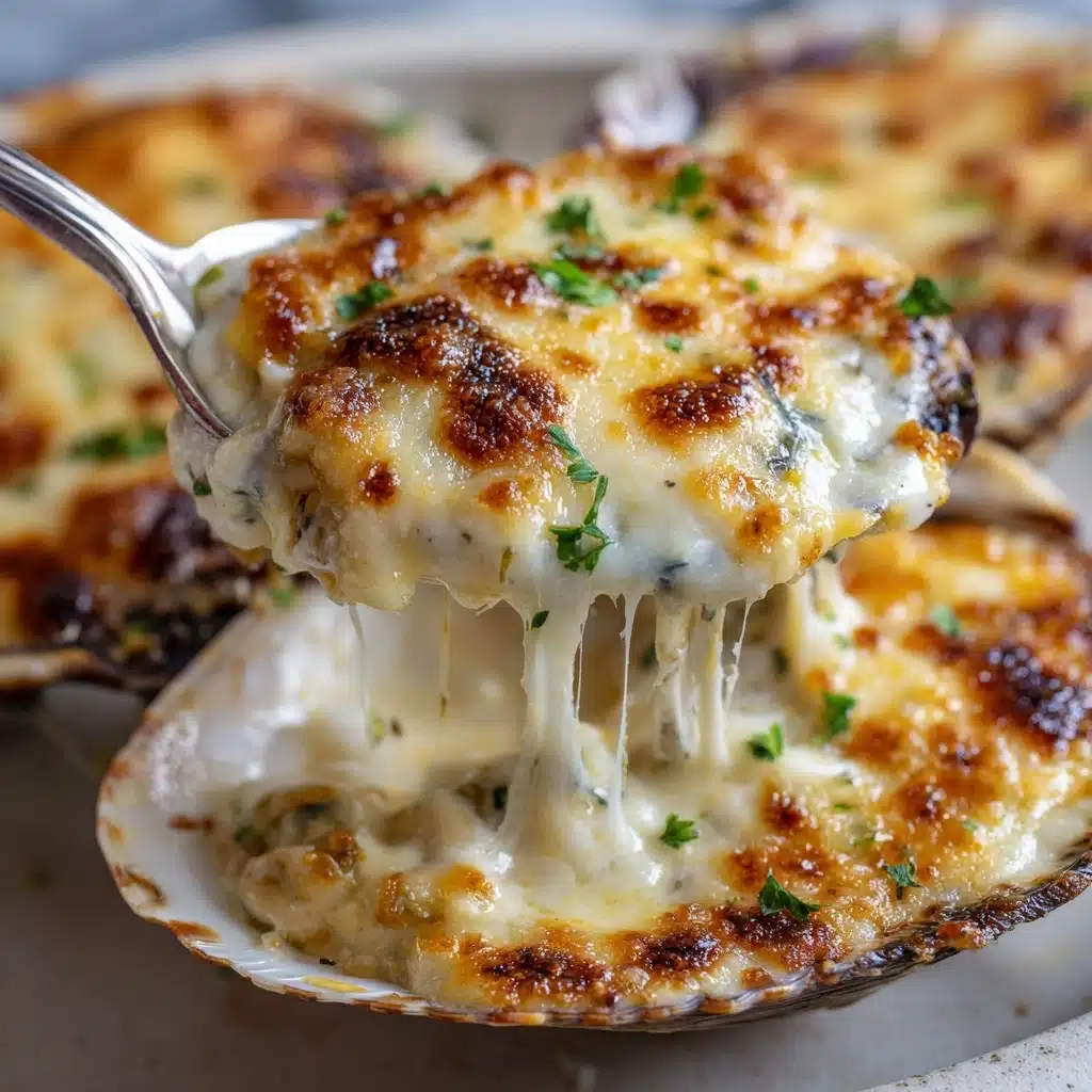 Grilled Parmesan Garlic Oysters Recipe - Recipe Image