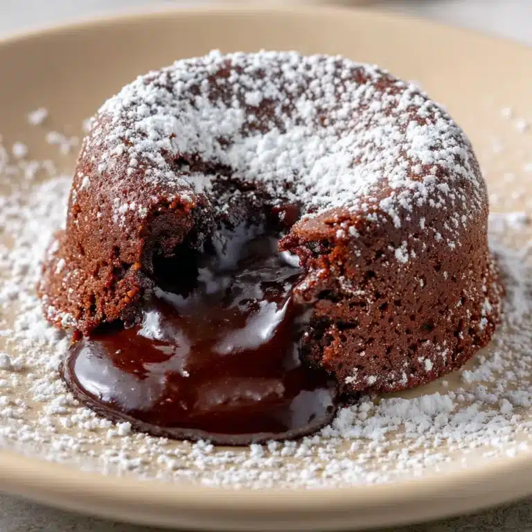 Protein Lava Cake (Gluten Free, Low Sugar) Recipe