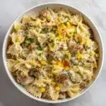 Creamy Ranch Beef and Sweet Corn Bowtie Casserole Recipe