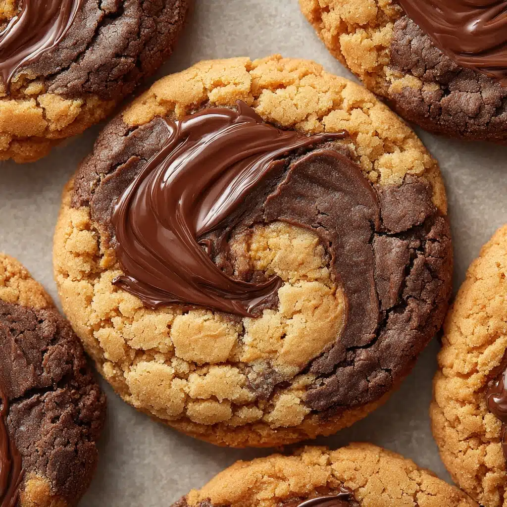 Peanut Butter Brownie Swirl Cookies Recipe