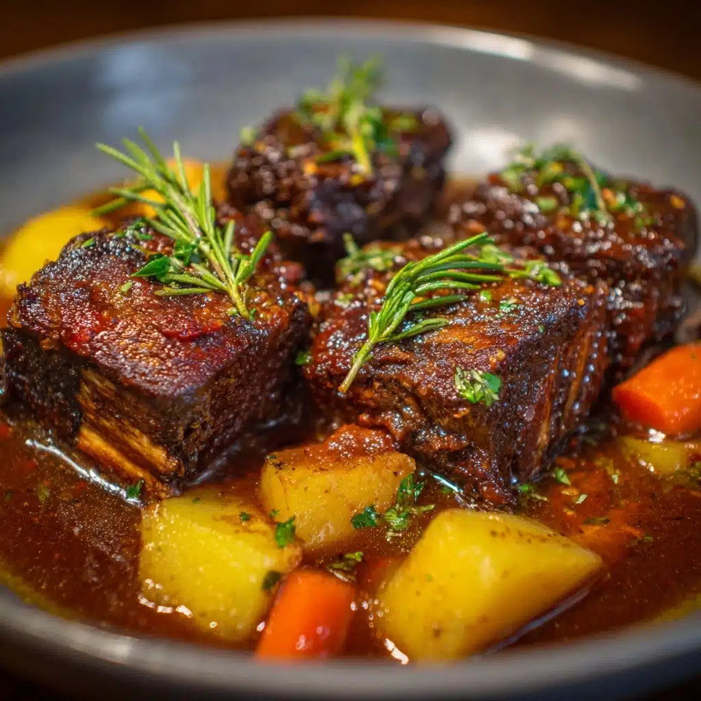 Braised Lamb Shanks: A Hearty Delight Recipe - Recipe Image