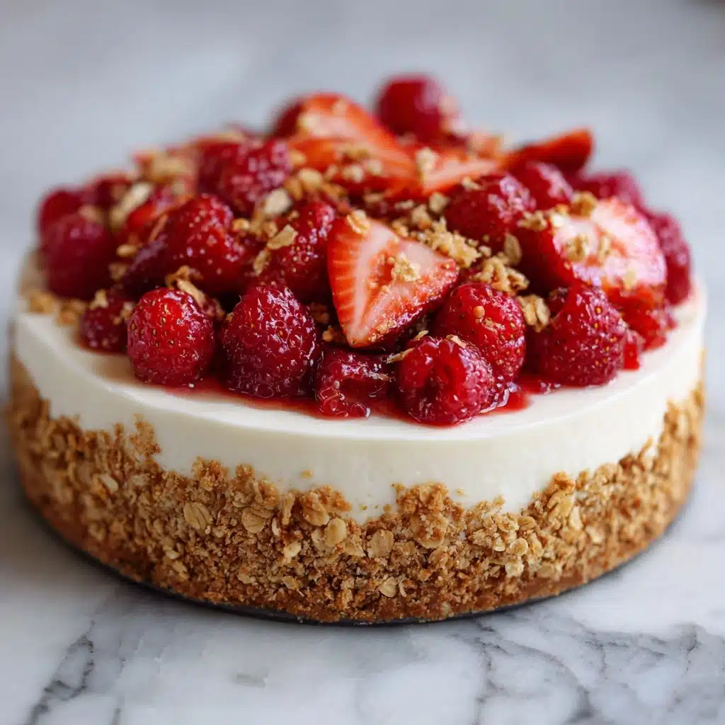 Breakfast Fruit Tart with Granola Crust Recipe - Recipe Image