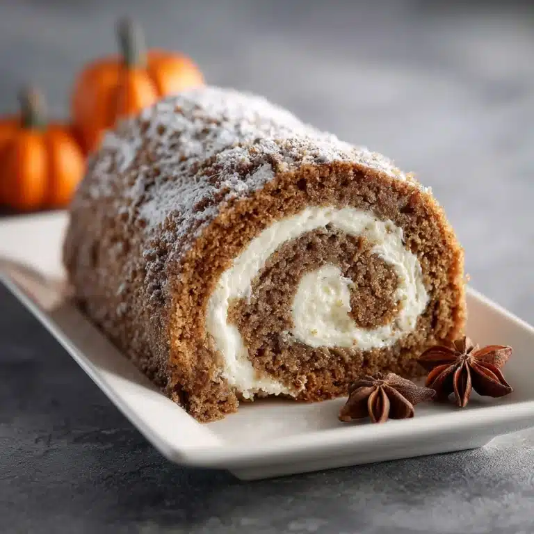 Classic Pumpkin Roll with Cream Cheese Filling Recipe