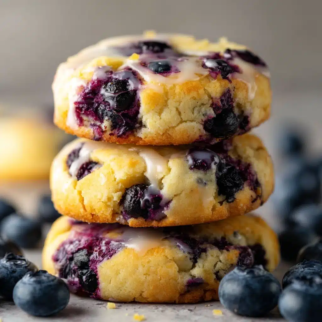 Greek Yogurt Lemon Blueberry Cookies Recipe - Recipe Image