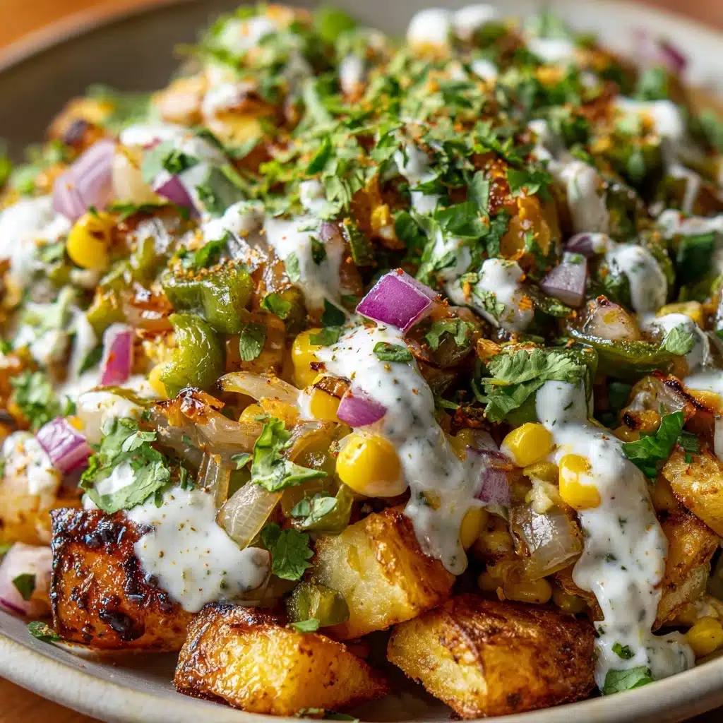 Chicken Al Pastor Loaded Fries Recipe - Recipe Image