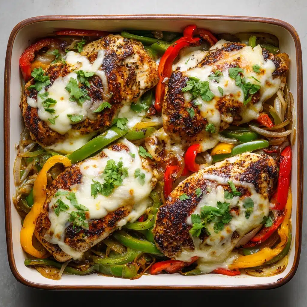 Cheesy Baked Fajita Chicken Recipe - Recipe Image
