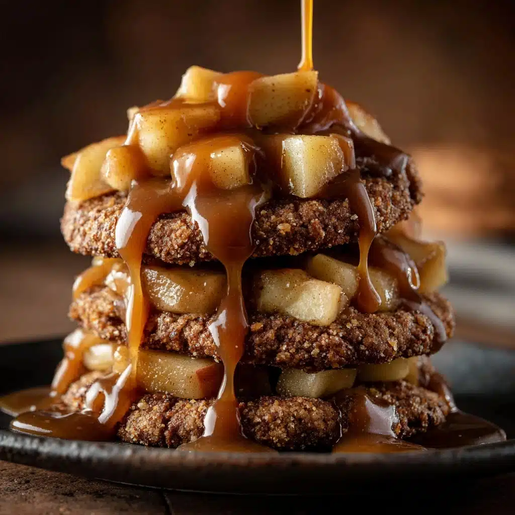 Caramel-Drizzled Apple Cinnamon Cookies Recipe - Recipe Image
