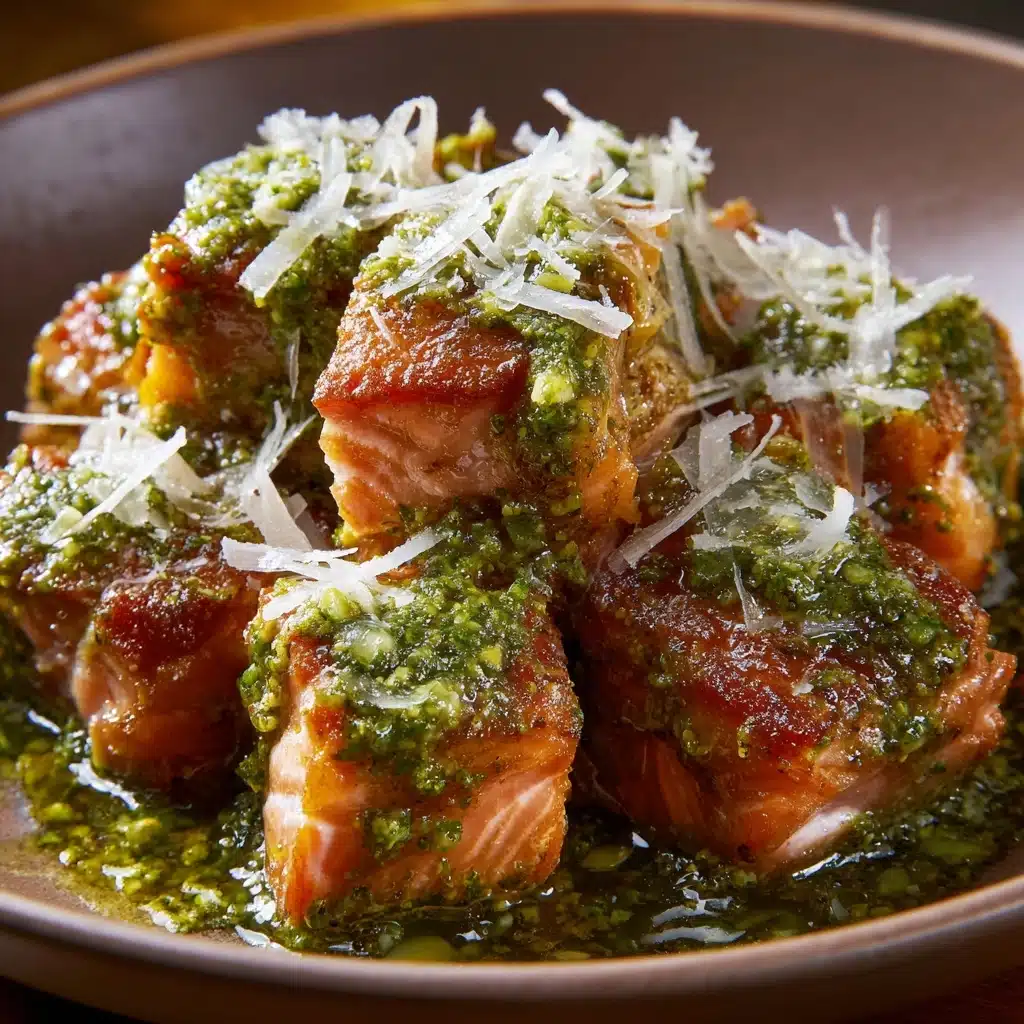 Pesto Salmon Bites Recipe - Recipe Image