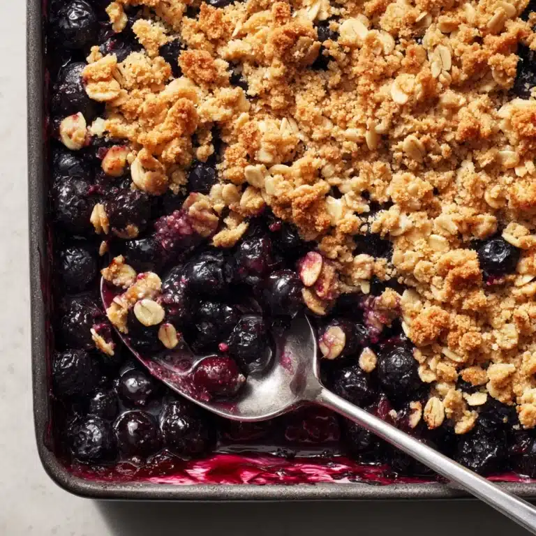 Blueberry Baked Oatmeal Crisp Recipe