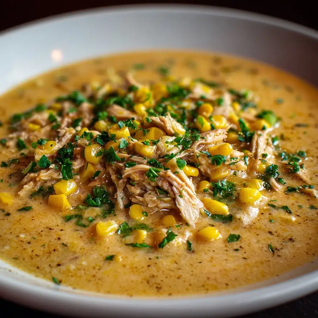 Creamy White Chicken Chili with Corn Recipe - Recipe Image