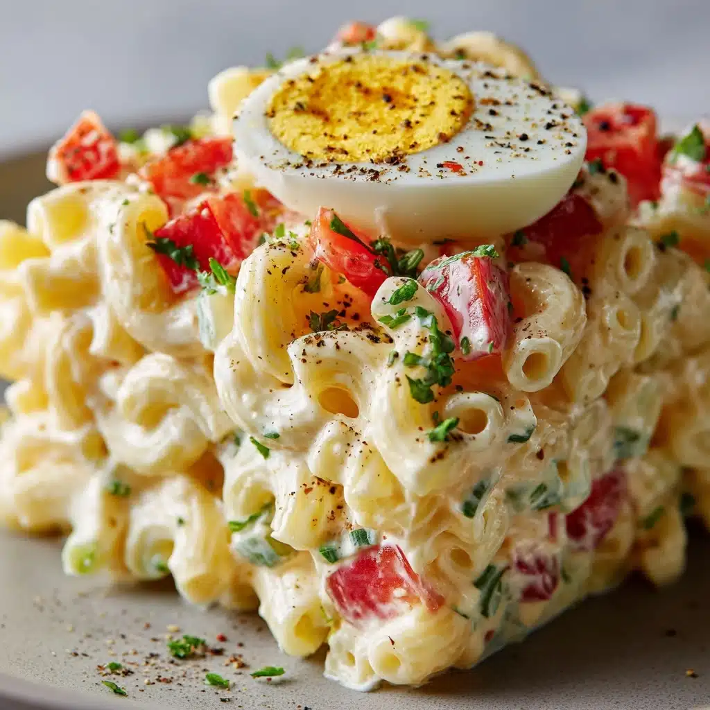 Deviled Egg Pasta Salad Recipe - Recipe Image