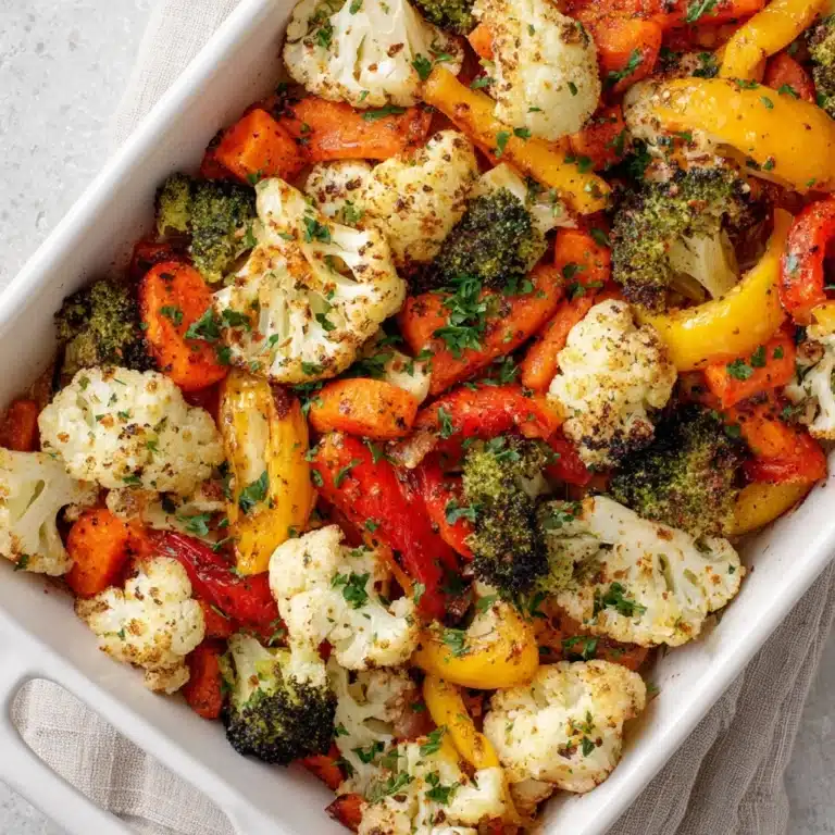 Garlic Roasted Vegetables Recipe