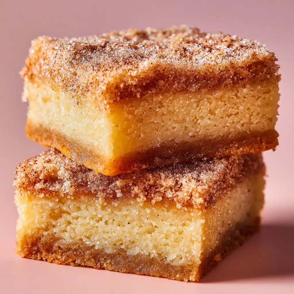 Chewy Snickerdoodle Cookie Bars Recipe - Recipe Image