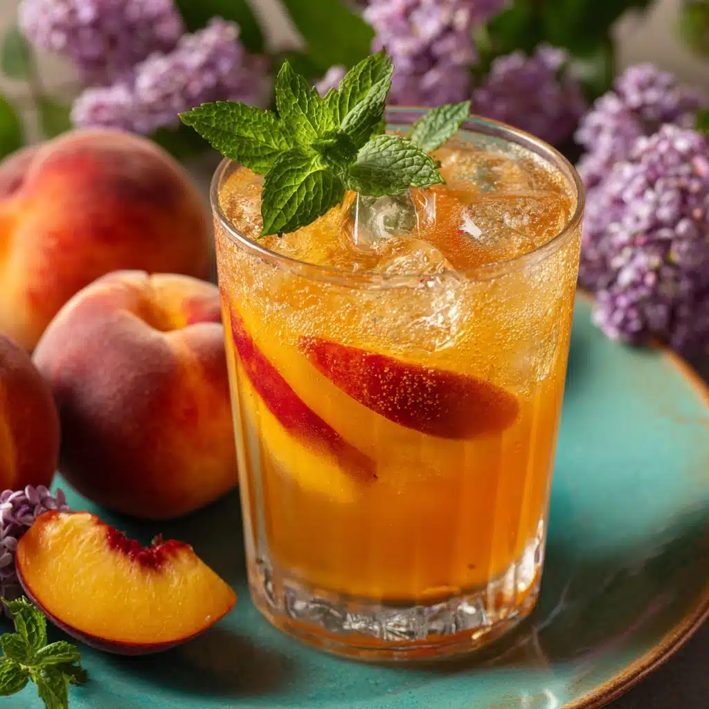 Easy Peach Tea: The Perfect Refreshing Summer Drink Recipe - Recipe Image
