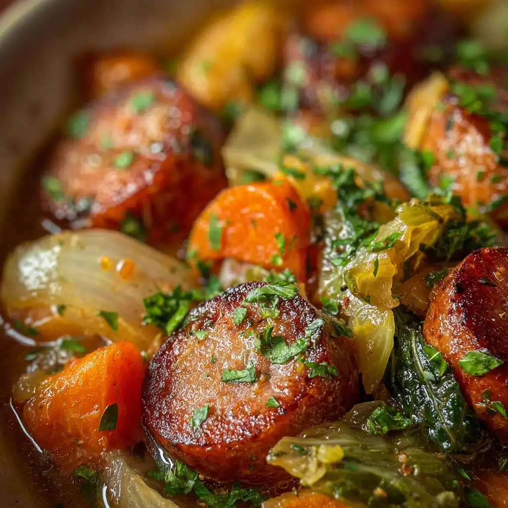 Sausage and Cabbage Stew Recipe - Recipe Image